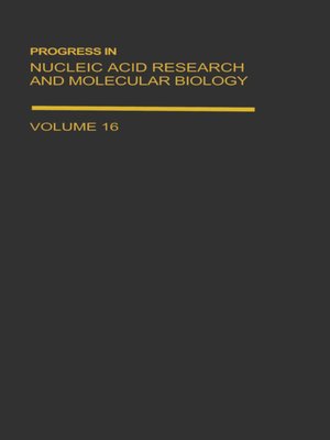 cover image of Progress in Nucleic Acid Research and Molecular Biology